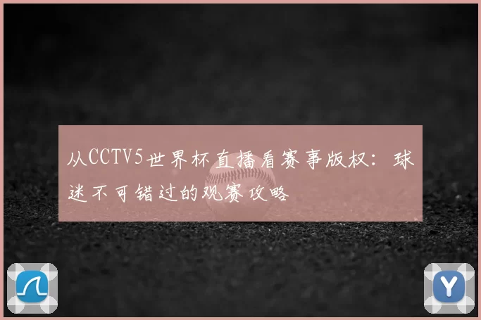 从CCTV5世界杯直播看赛事版权：球迷不可错过的观赛攻略