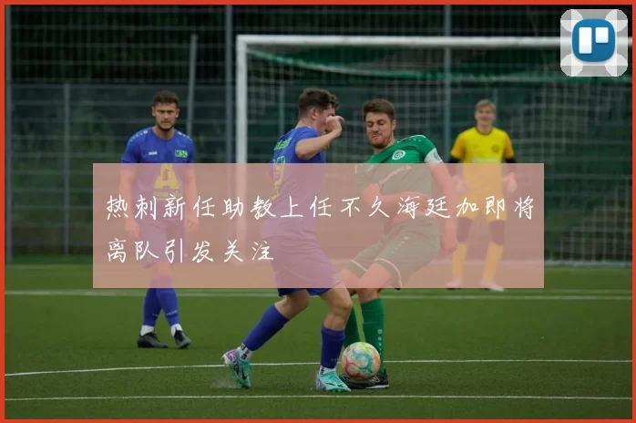 热刺新任助教上任不久海廷加即将离队引发关注
