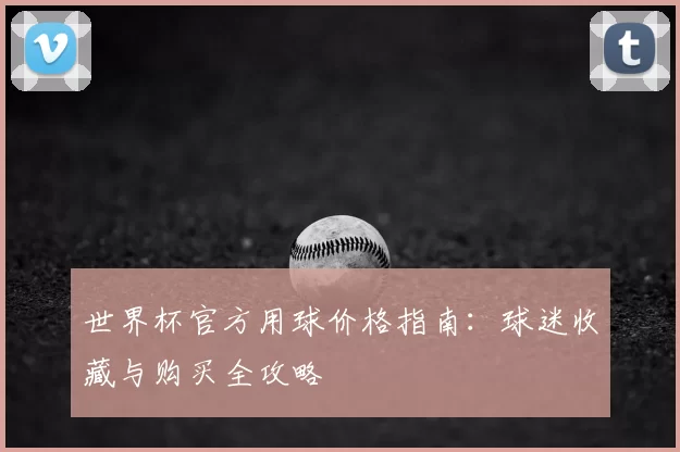 世界杯官方用球价格指南：球迷收藏与购买全攻略